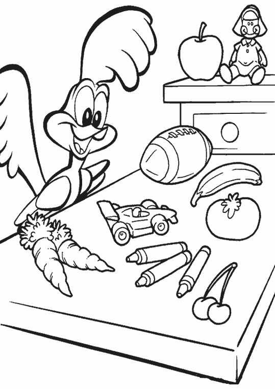 Coloring page: Baby Looney Tunes (Cartoons) #26583 - Free Printable Coloring Pages