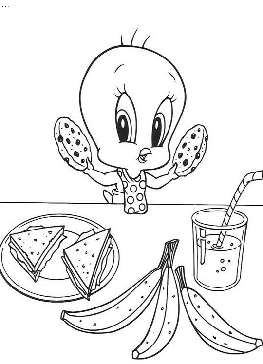 Coloring page: Baby Looney Tunes (Cartoons) #26585 - Free Printable Coloring Pages