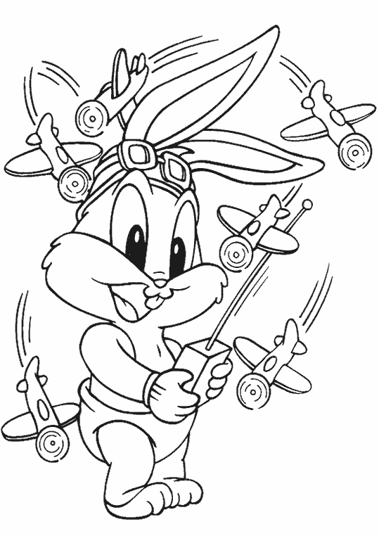 Coloring page: Baby Looney Tunes (Cartoons) #26597 - Free Printable Coloring Pages