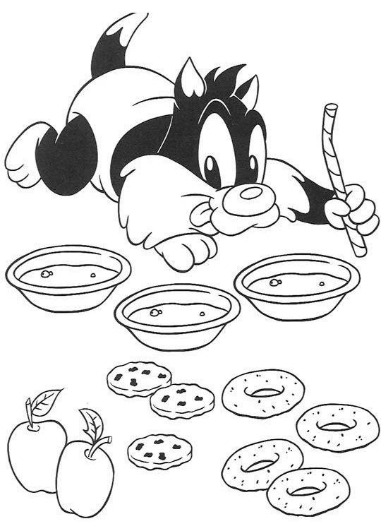 Coloring page: Baby Looney Tunes (Cartoons) #26641 - Free Printable Coloring Pages