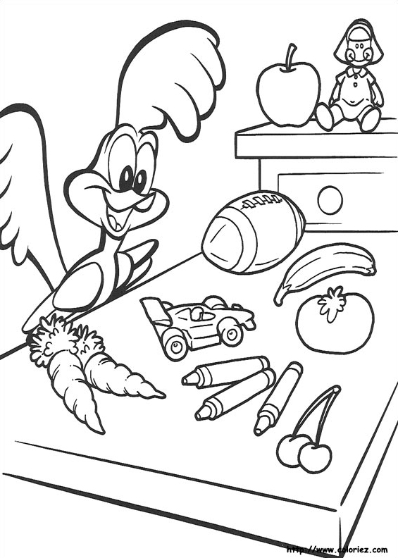 Coloring page: Baby Looney Tunes (Cartoons) #26645 - Free Printable Coloring Pages