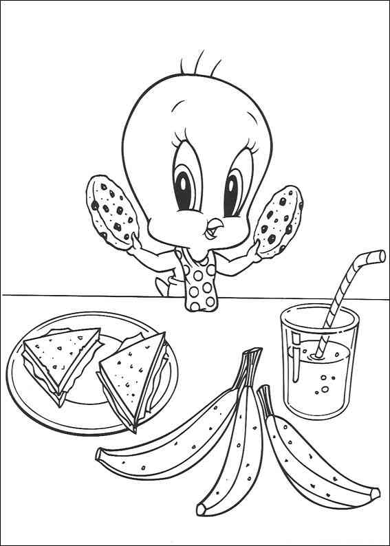 Coloring page: Baby Looney Tunes (Cartoons) #26656 - Free Printable Coloring Pages