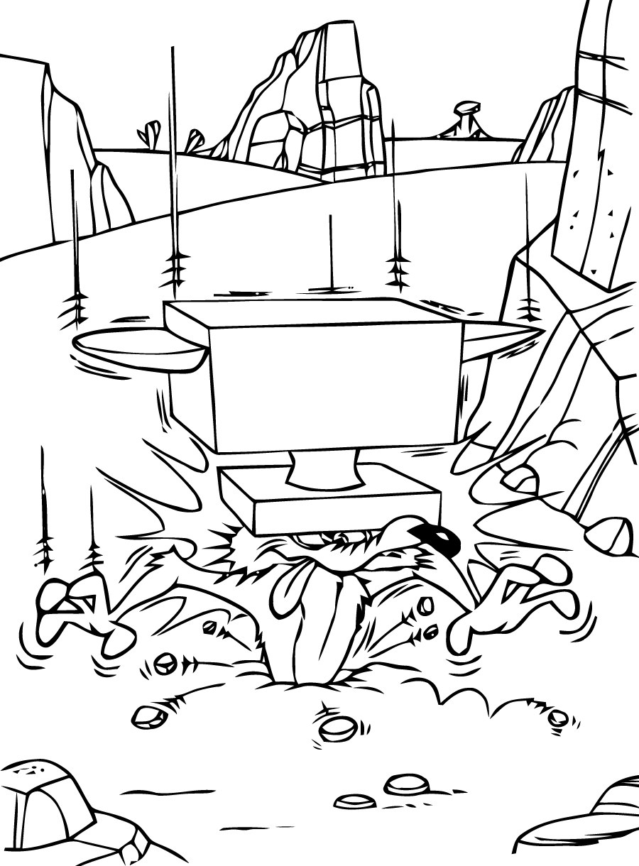 Coloring page: Baby Looney Tunes (Cartoons) #26657 - Free Printable Coloring Pages
