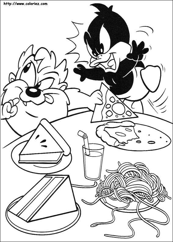 Coloring page: Baby Looney Tunes (Cartoons) #26671 - Free Printable Coloring Pages