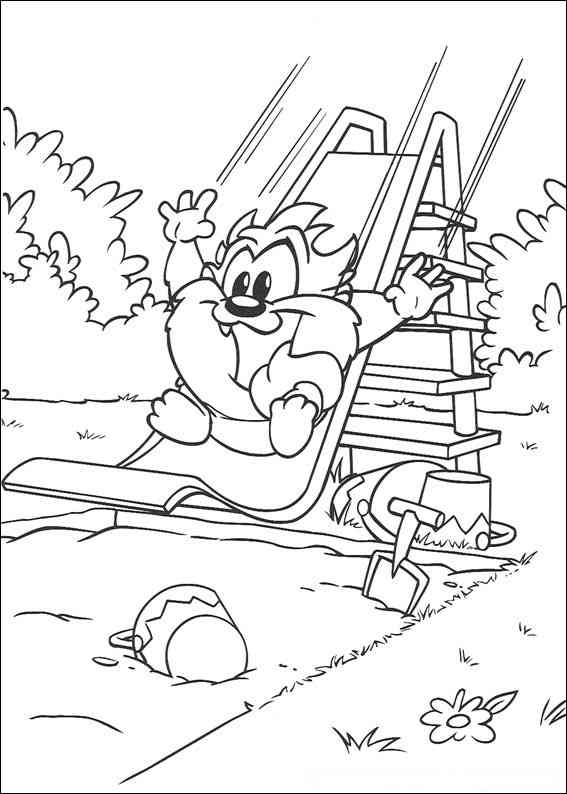 Coloring page: Baby Looney Tunes (Cartoons) #26676 - Free Printable Coloring Pages