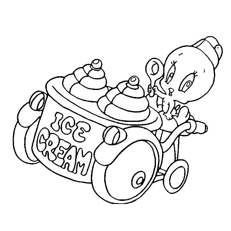 Coloring page: Baby Looney Tunes (Cartoons) #26678 - Free Printable Coloring Pages