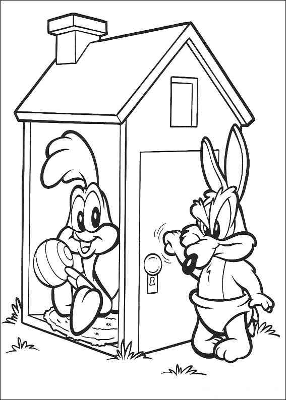 Coloring page: Baby Looney Tunes (Cartoons) #26700 - Free Printable Coloring Pages