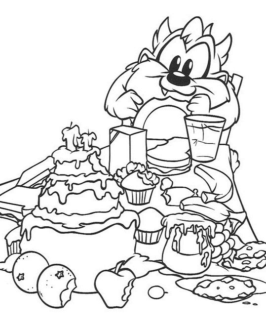 Coloring page: Baby Looney Tunes (Cartoons) #26701 - Free Printable Coloring Pages