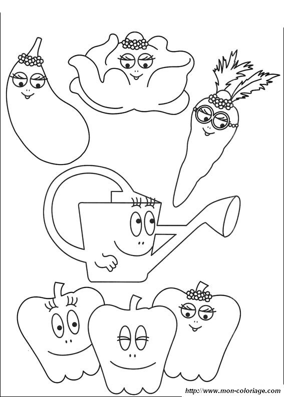 Coloring page: Barbapapa (Cartoons) #36542 - Free Printable Coloring Pages