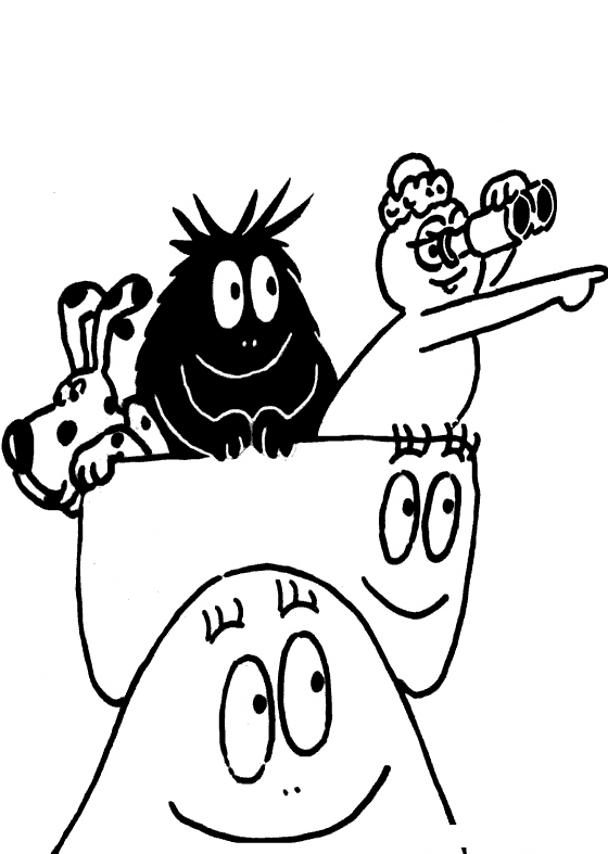 Coloring page: Barbapapa (Cartoons) #36576 - Free Printable Coloring Pages