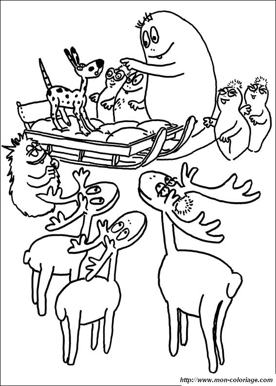 Coloring page: Barbapapa (Cartoons) #36608 - Free Printable Coloring Pages