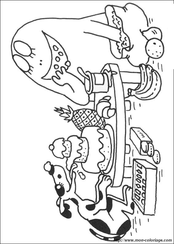 Coloring page: Barbapapa (Cartoons) #36657 - Free Printable Coloring Pages
