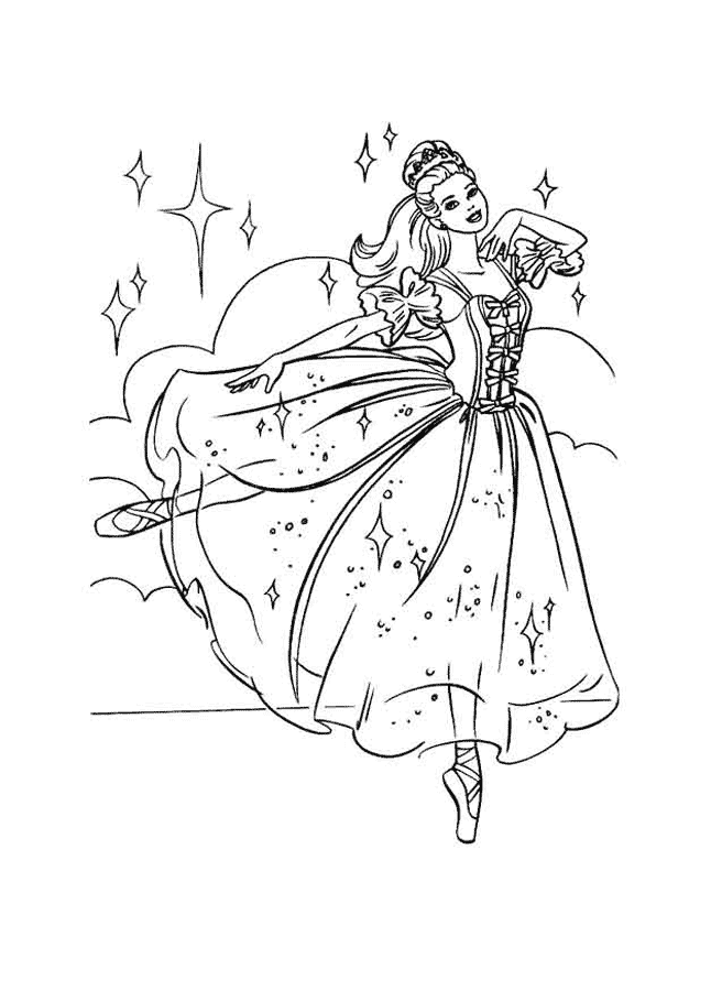 Coloring page: Barbie (Cartoons) #27459 - Free Printable Coloring Pages