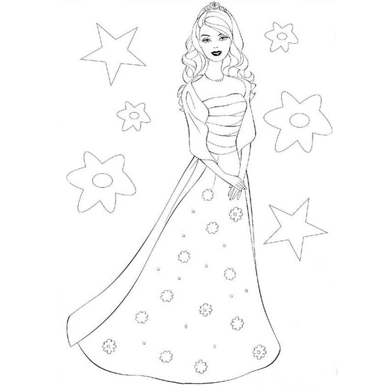 Coloring page: Barbie (Cartoons) #27460 - Free Printable Coloring Pages