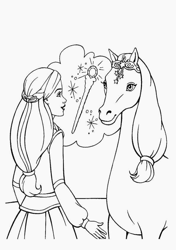 Coloring page: Barbie (Cartoons) #27469 - Free Printable Coloring Pages