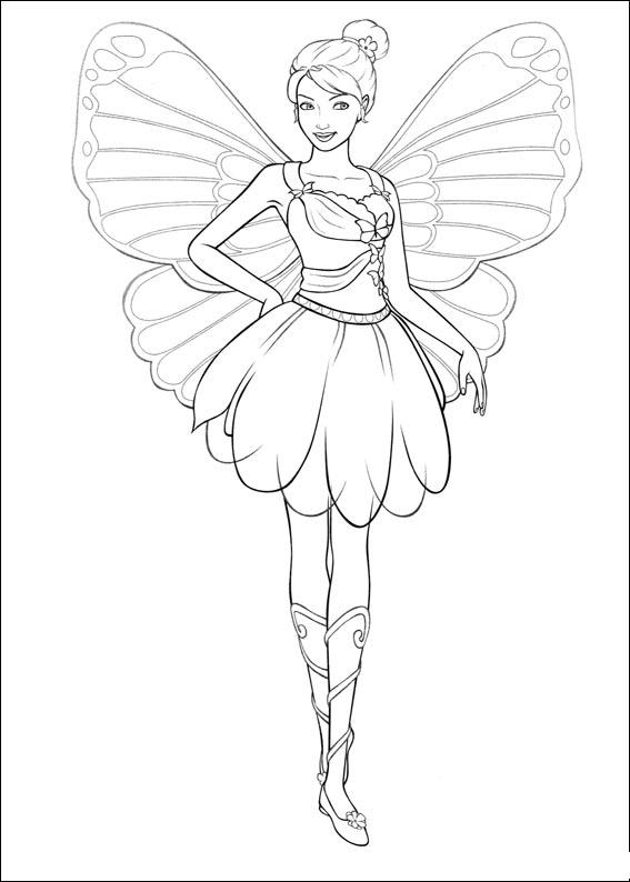 Coloring page: Barbie (Cartoons) #27473 - Free Printable Coloring Pages