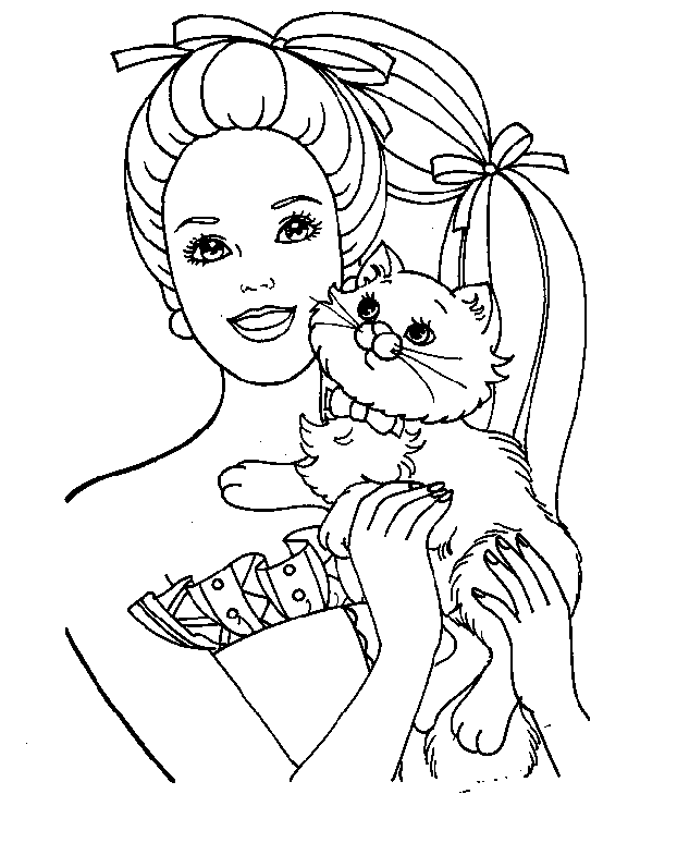 Coloring page: Barbie (Cartoons) #27475 - Free Printable Coloring Pages