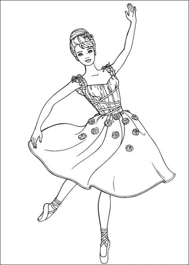 Coloring page: Barbie (Cartoons) #27479 - Free Printable Coloring Pages