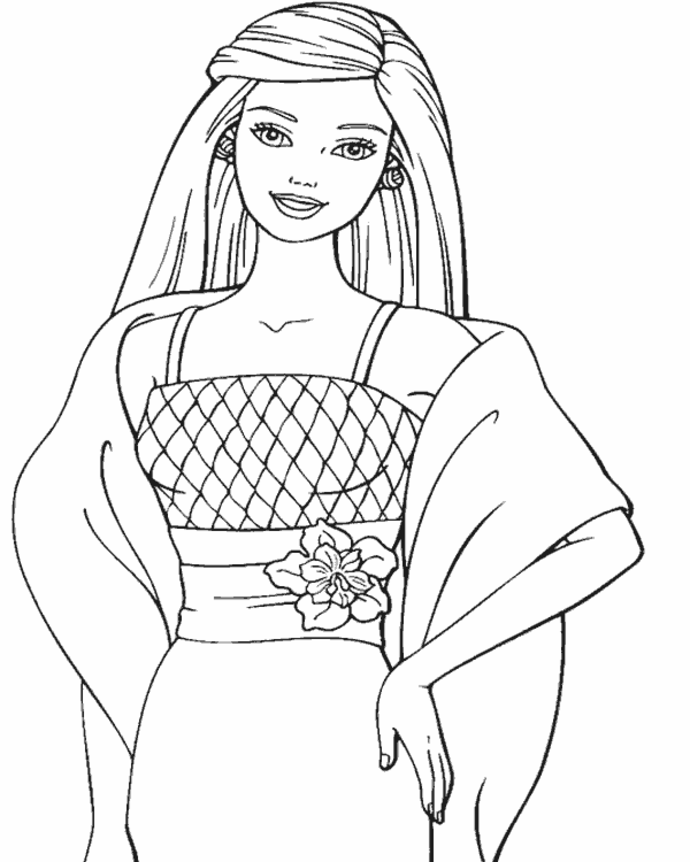 Coloring page: Barbie (Cartoons) #27480 - Free Printable Coloring Pages