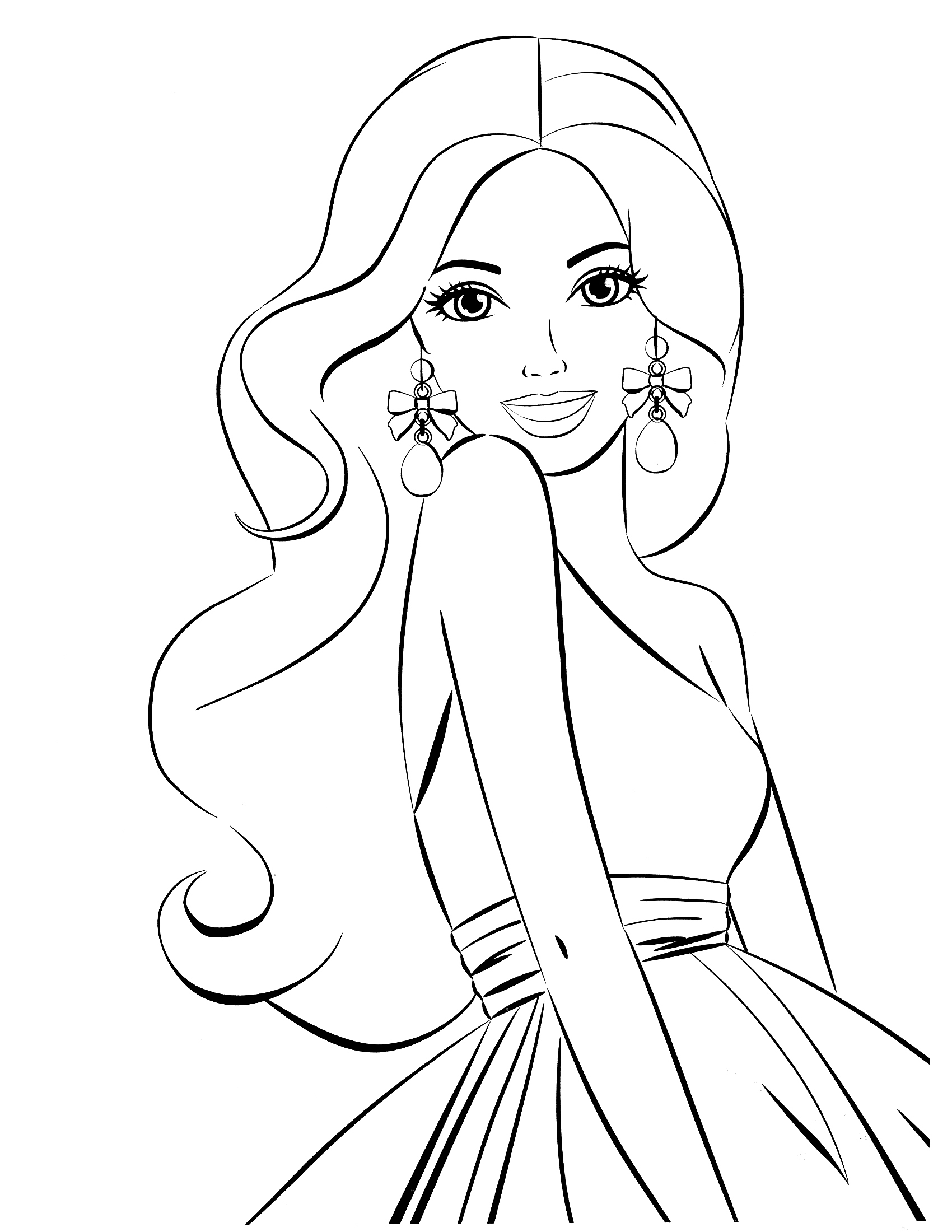 Drawing Barbie 21 Cartoons – Printable coloring pages