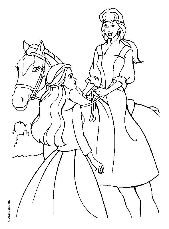 Coloring page: Barbie (Cartoons) #27507 - Free Printable Coloring Pages