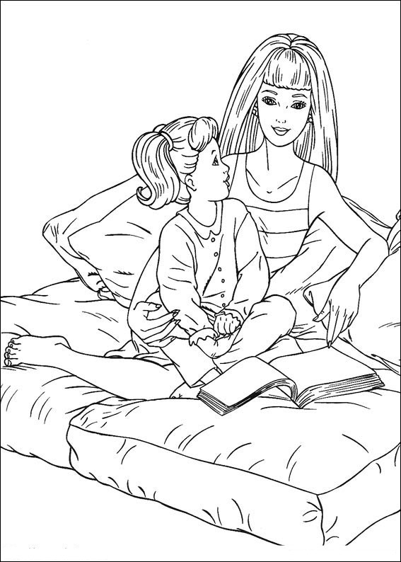 Coloring page: Barbie (Cartoons) #27512 - Free Printable Coloring Pages
