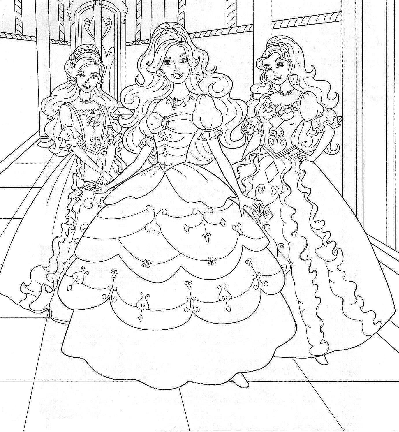 Coloring page: Barbie (Cartoons) #27513 - Free Printable Coloring Pages