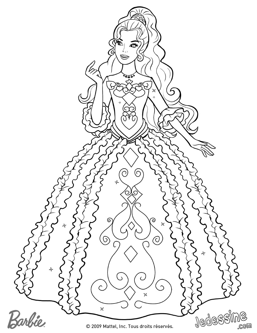 Coloring page: Barbie (Cartoons) #27515 - Free Printable Coloring Pages