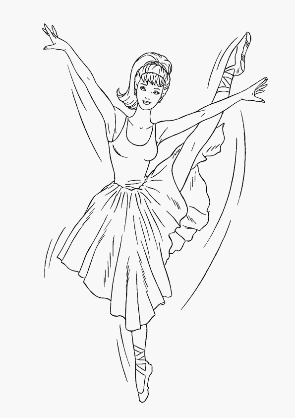 Coloring page: Barbie (Cartoons) #27528 - Free Printable Coloring Pages