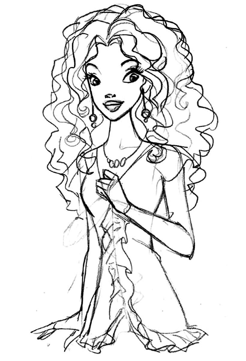 Coloring page: Barbie (Cartoons) #27531 - Free Printable Coloring Pages