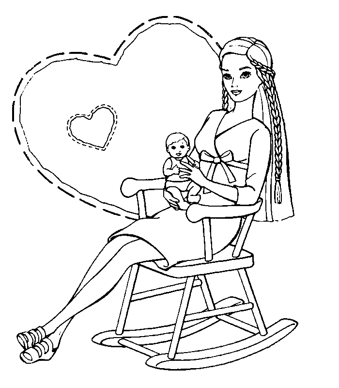 Coloring page: Barbie (Cartoons) #27540 - Free Printable Coloring Pages