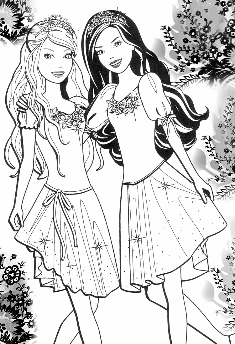 Coloring page: Barbie (Cartoons) #27543 - Free Printable Coloring Pages