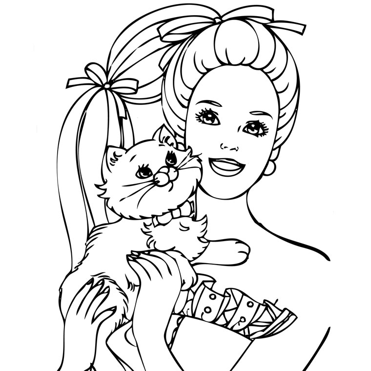 Coloring page: Barbie (Cartoons) #27544 - Free Printable Coloring Pages