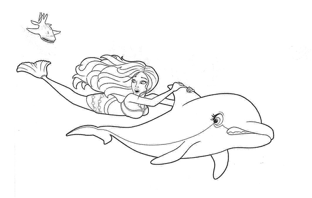 Coloring page: Barbie (Cartoons) #27548 - Free Printable Coloring Pages