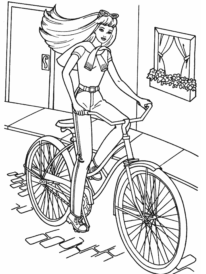 Coloring page: Barbie (Cartoons) #27549 - Free Printable Coloring Pages