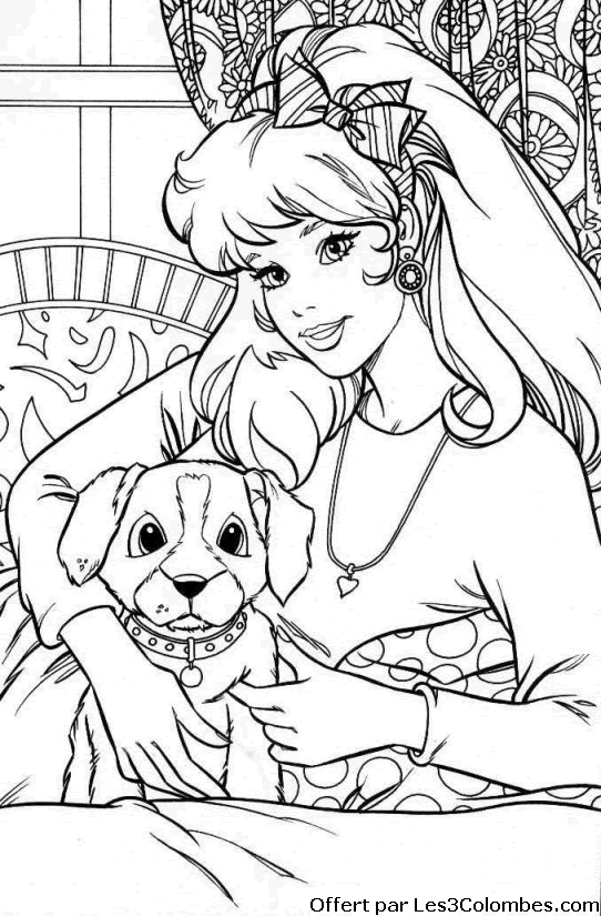 Coloring page: Barbie (Cartoons) #27558 - Free Printable Coloring Pages