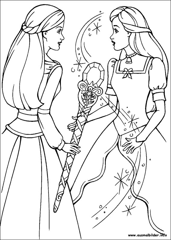 Coloring page: Barbie (Cartoons) #27559 - Free Printable Coloring Pages