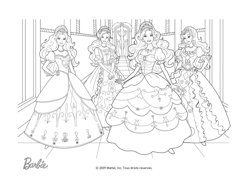 Coloring page: Barbie (Cartoons) #27563 - Free Printable Coloring Pages