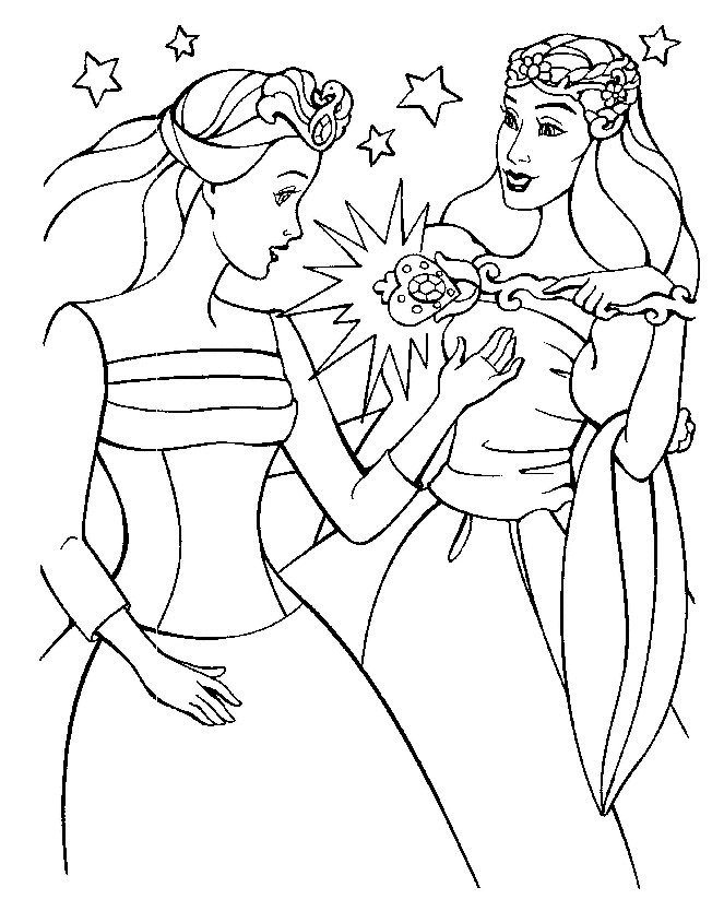 Coloring page: Barbie (Cartoons) #27569 - Free Printable Coloring Pages