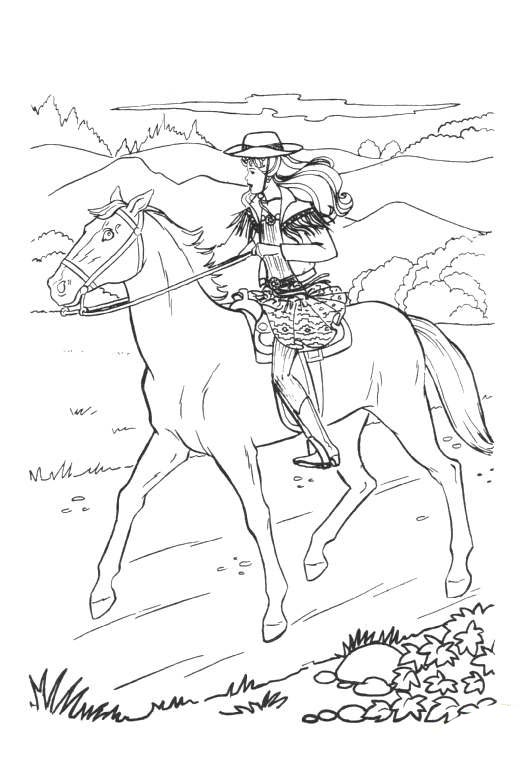 Coloring page: Barbie (Cartoons) #27571 - Free Printable Coloring Pages