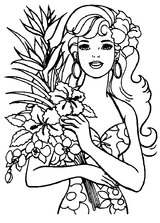 Coloring page: Barbie (Cartoons) #27591 - Free Printable Coloring Pages