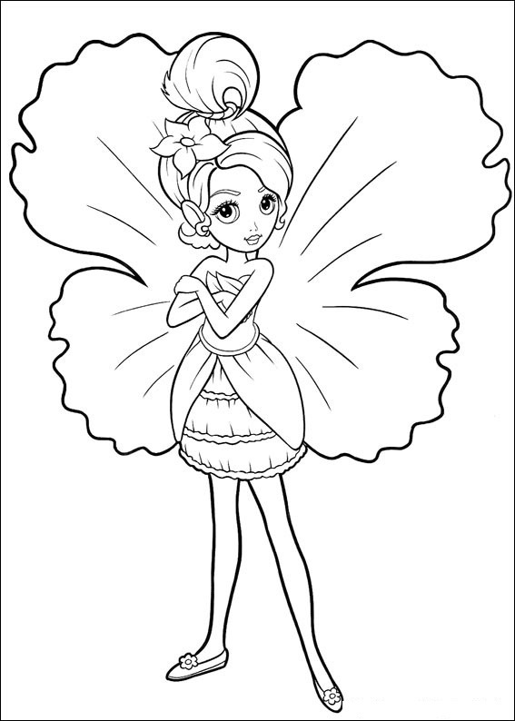 Coloring page: Barbie (Cartoons) #27592 - Free Printable Coloring Pages