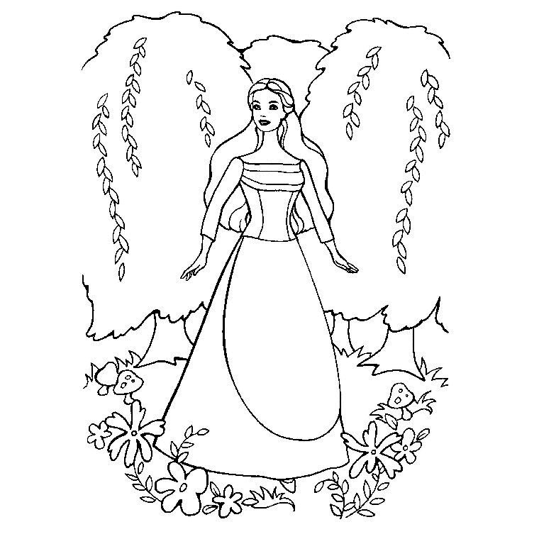 Coloring page: Barbie (Cartoons) #27600 - Free Printable Coloring Pages