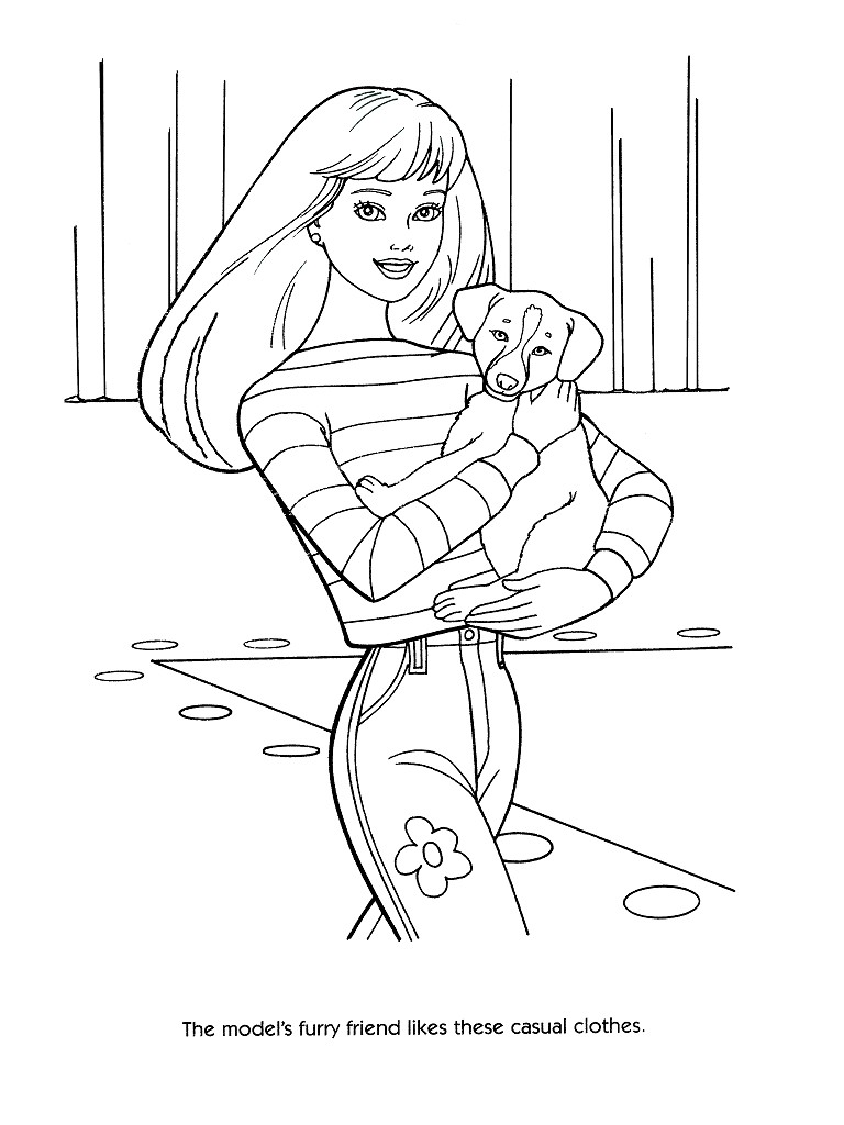 Coloring page: Barbie (Cartoons) #27614 - Free Printable Coloring Pages