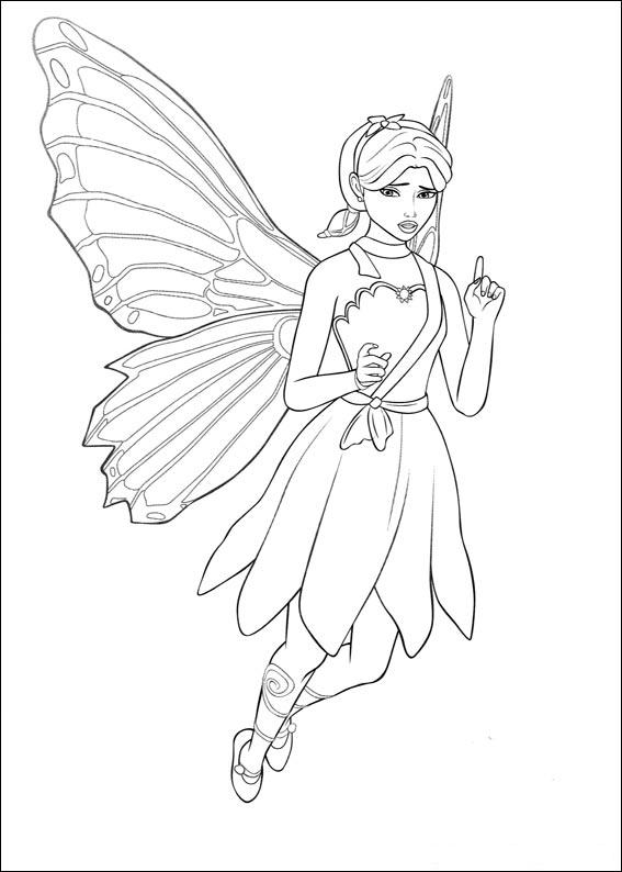 Coloring page: Barbie (Cartoons) #27622 - Free Printable Coloring Pages