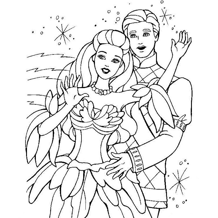 Coloring page: Barbie (Cartoons) #27623 - Free Printable Coloring Pages