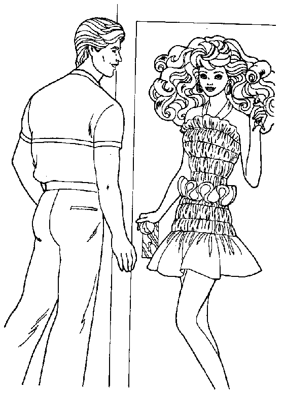 Coloring page Barbie #27627 (Cartoons) – Printable Coloring Pages