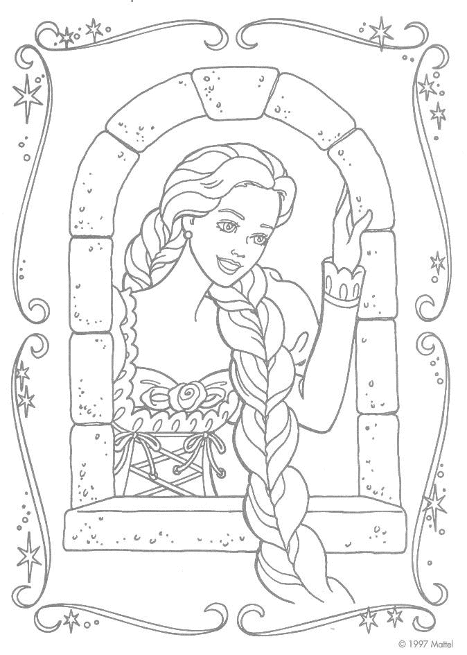 Coloring page: Barbie (Cartoons) #27629 - Free Printable Coloring Pages