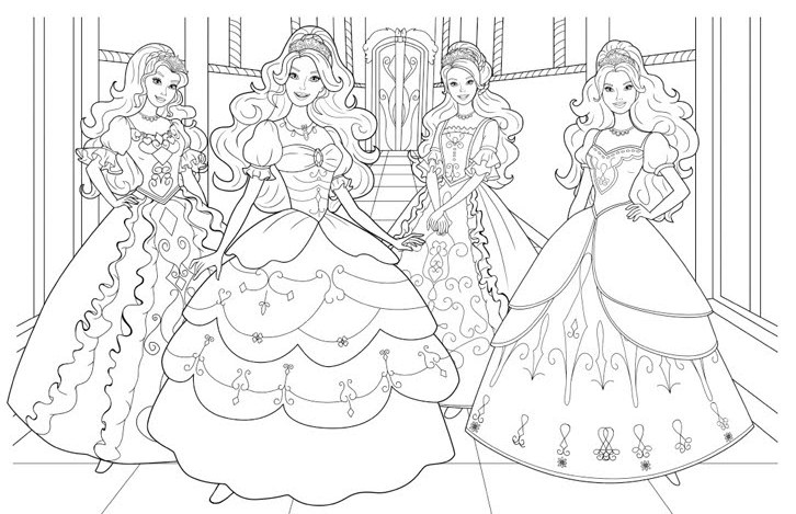 Coloring page: Barbie (Cartoons) #27632 - Free Printable Coloring Pages
