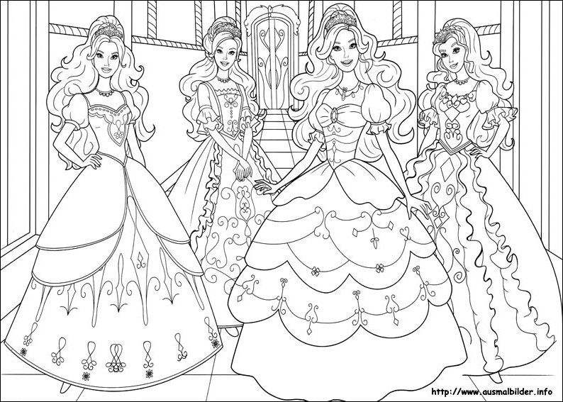 Coloring page: Barbie (Cartoons) #27637 - Free Printable Coloring Pages